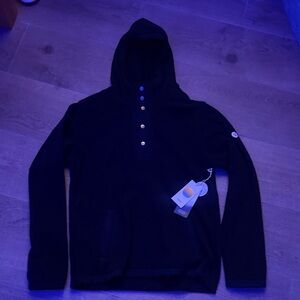 Men's Black Vuori Hoodie fleece